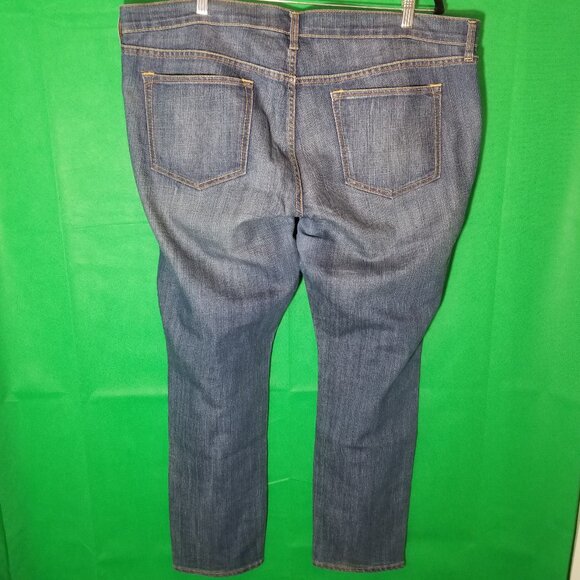 Old Navy Straight Leg Womens Plus Size 20 Jeans Blue Denim Pockets Retro - Picture 2 of 5